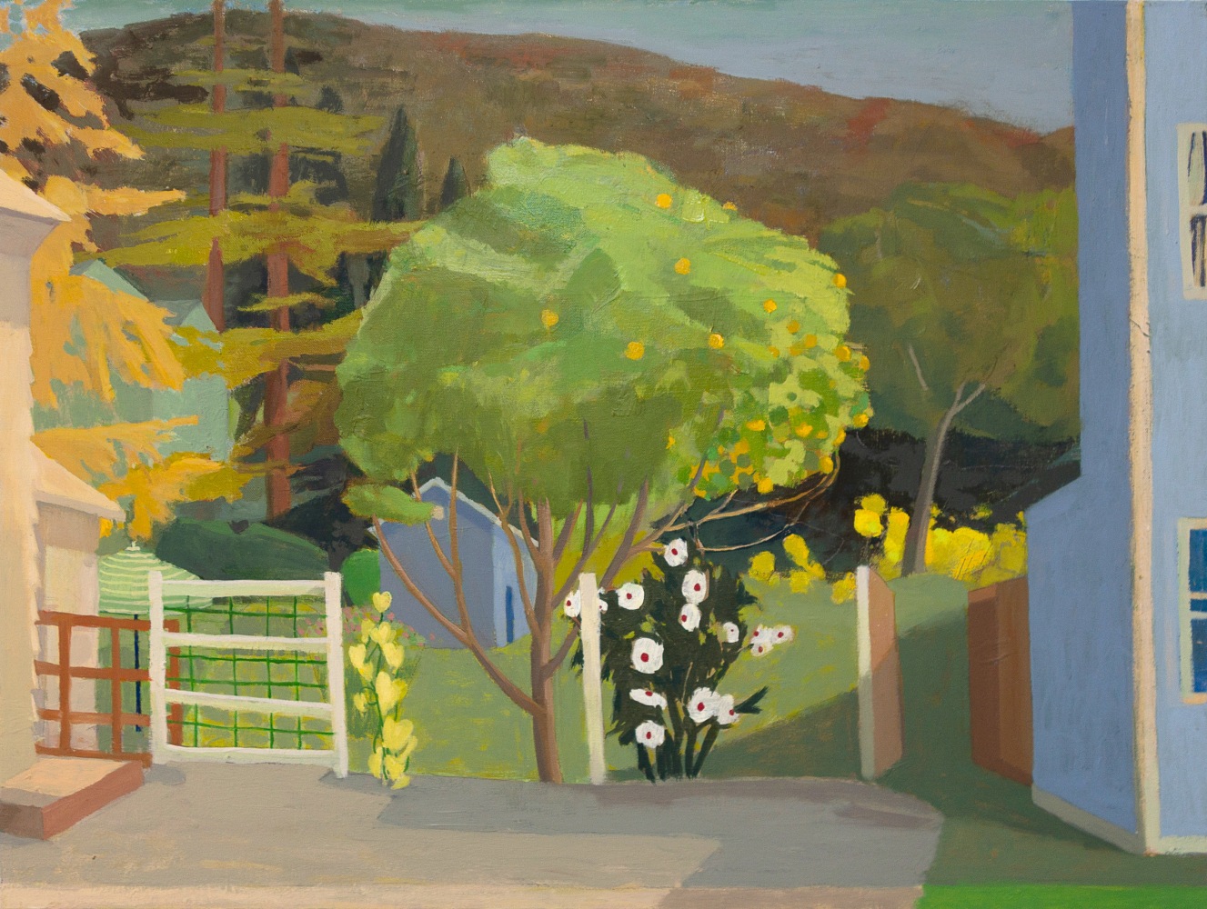 Celia Reisman, Halfway Hartford 24&quot; x 32&quot;  Oil On Canvas