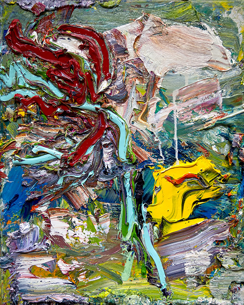 Ying Li, Red Tulip #3  20&quot; x 16&quot;  Oil On Linen