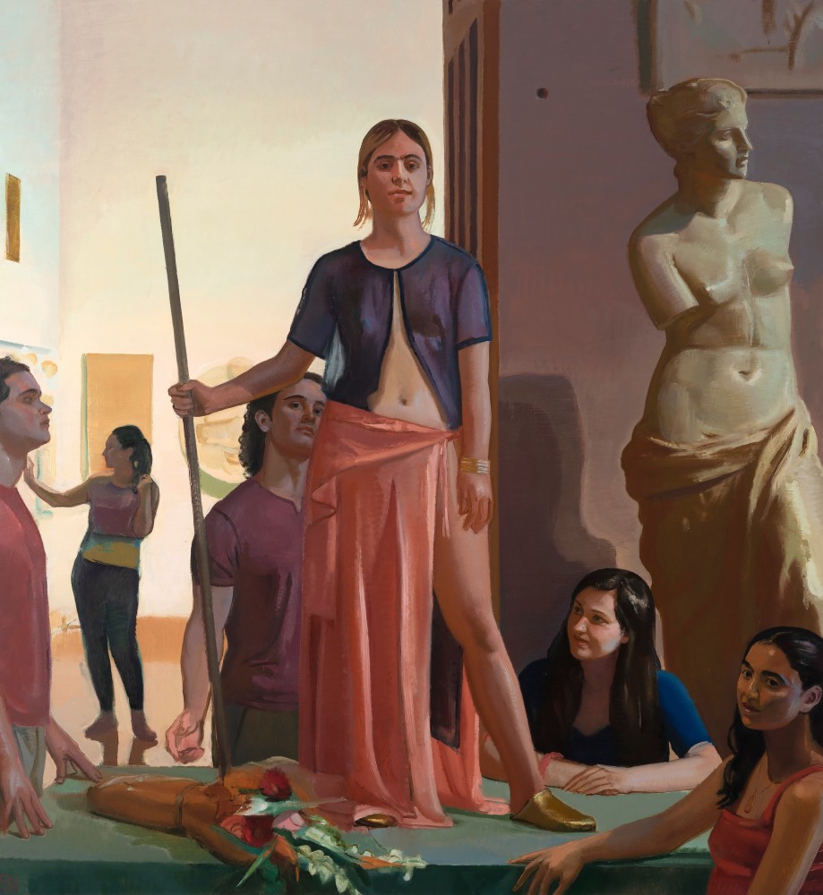 Scott Noel, Britomart 84&quot; x 78&quot;  Oil On Linen  $17,000