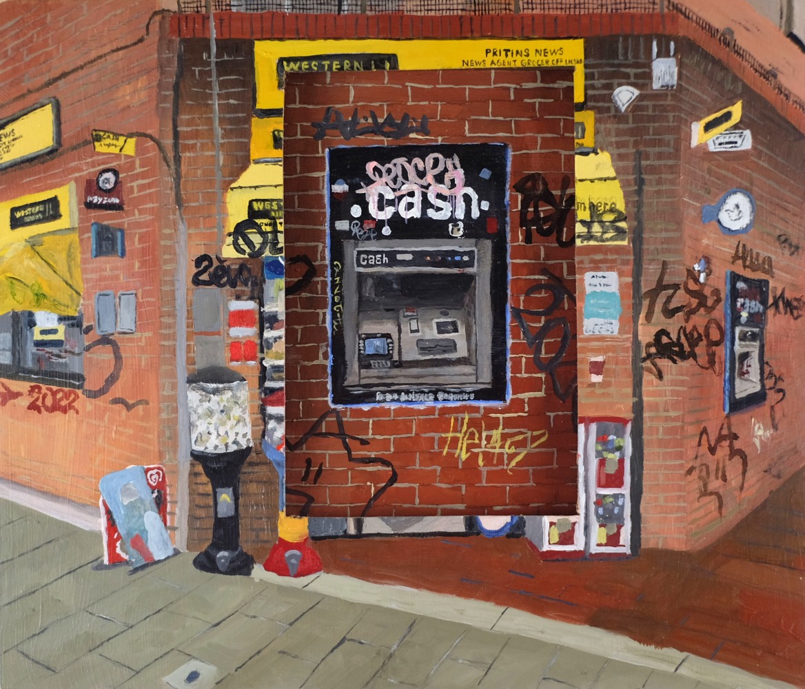 Pay To Play, 12&quot; x 14&quot;, Oil On Panels