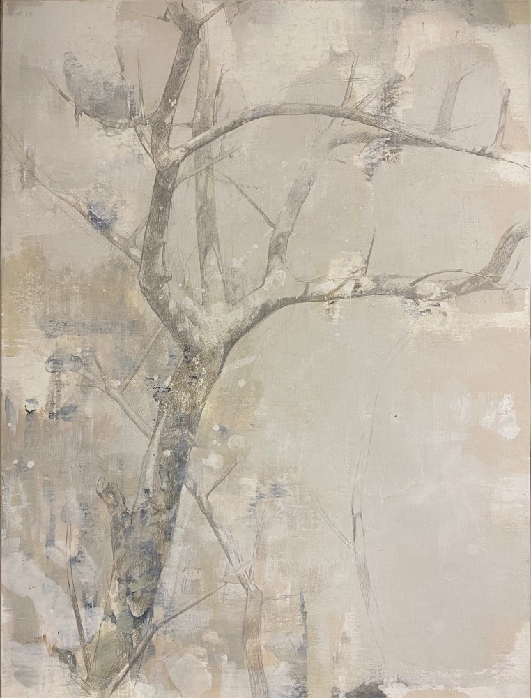 Dale O. Roberts, Elegant Appendages 14&quot; x 10.5&quot;  Silverpoint And Wash