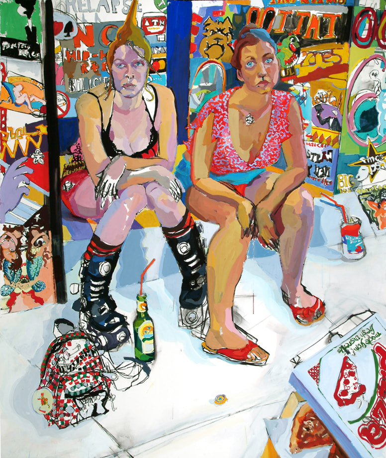 Joan Becker, The Dancer 70&quot; x 52&quot;  Gouache On Board  $12,000