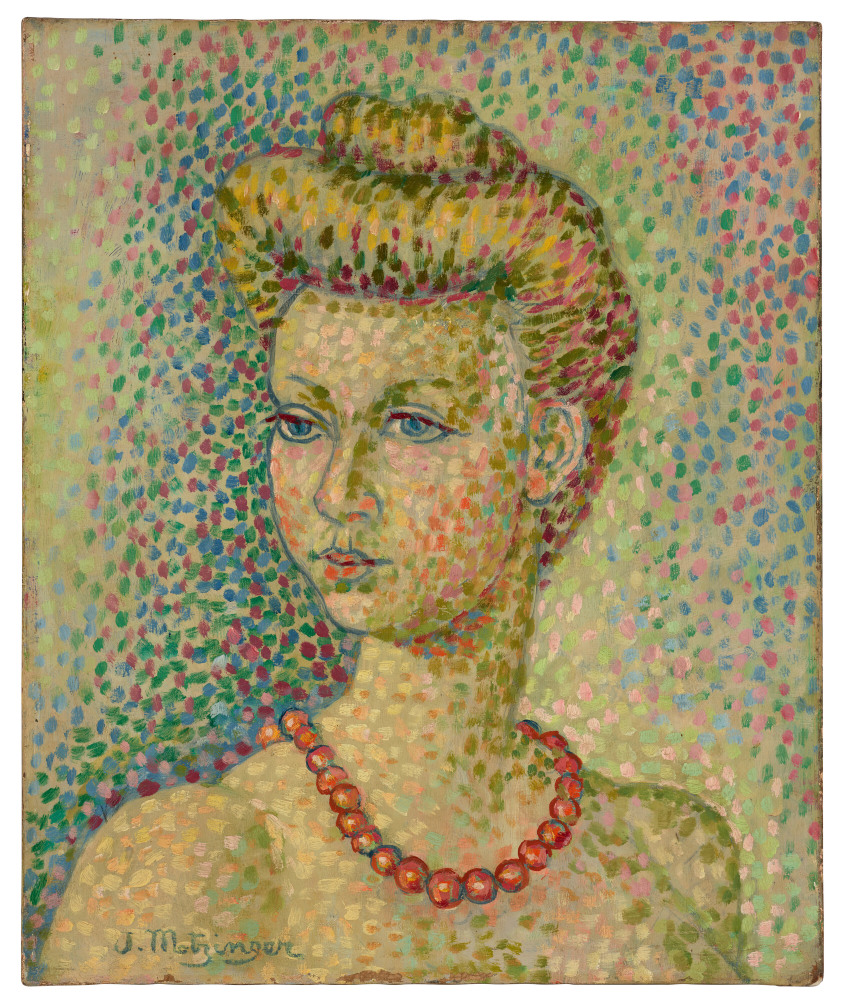 Jean Metzinger, Portrait de femme, c. 1905

oil on canvas, 18 1/8 x 15 inches (46 x 38 cm)