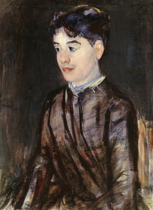 Mary Cassatt, Young Woman in Black

1882, oil on canvas, 60 x 45 cm