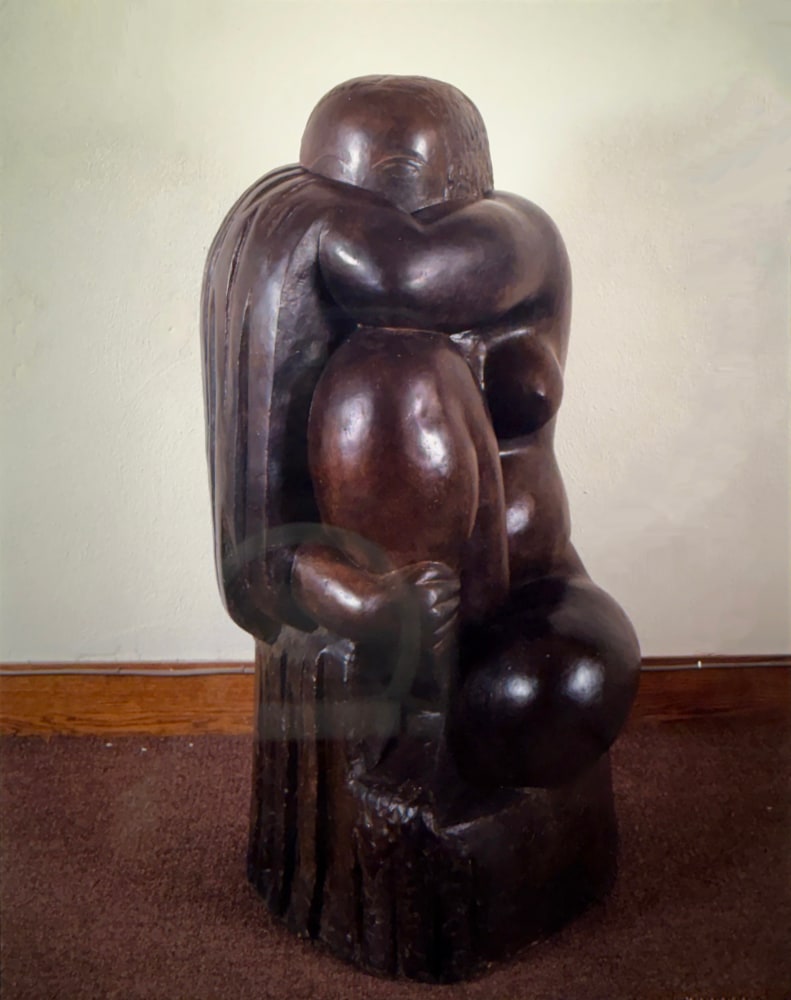 Chana Orloff, Femme Accroupie

1925, bronze, 118.1H cm