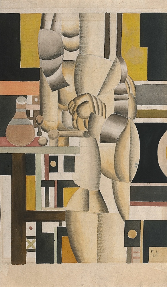 Fernand Leger, Duex femmes a la toilette, 1920

watercolor and pencil on tinted paper, 40 x 26.5 cm