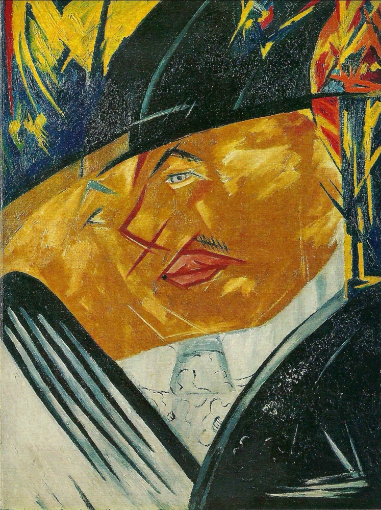 Natalia Gontcharova, Portrait of Larionov

1913, oil on canvas, 105.4 x 79.3 cm