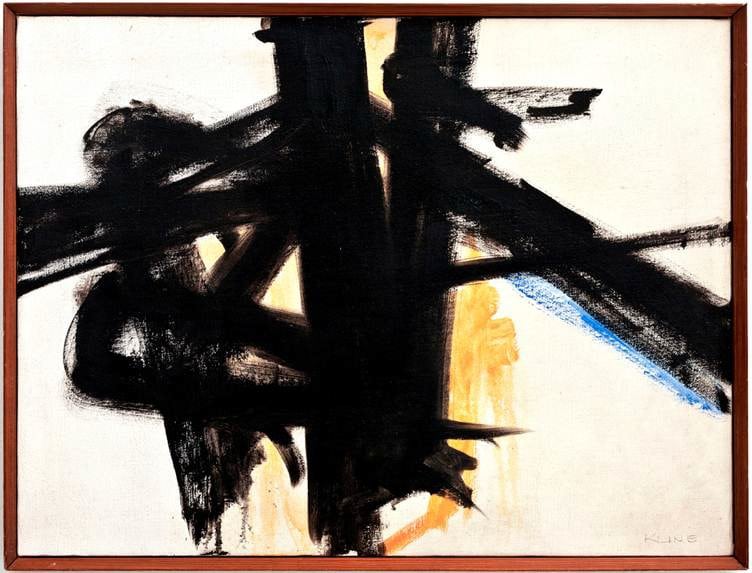 Franz Kline, Study for Cross Town, 1955

oil on canvas, 18 x 24 1/2 inches (45.7 x 62.2 cm)