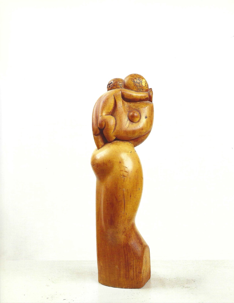 Chana Orloff, Pregnant Mother and Child

1920, wood, 47.6H cm