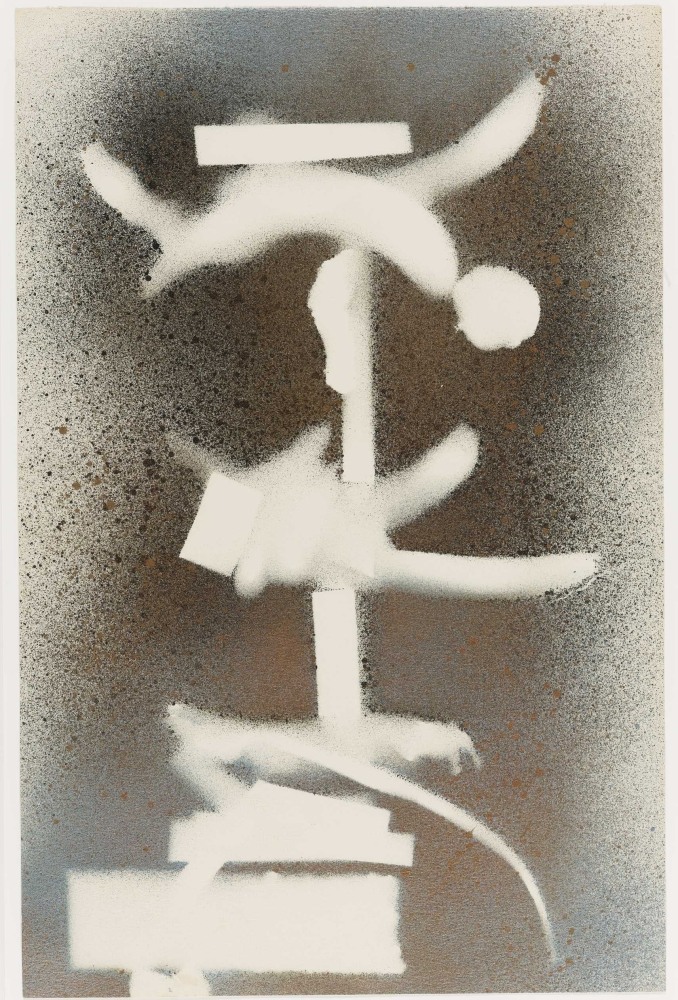 David Smith, Untitled, 1960

Spray enamel on paper, 17.5 by 11.4 inches