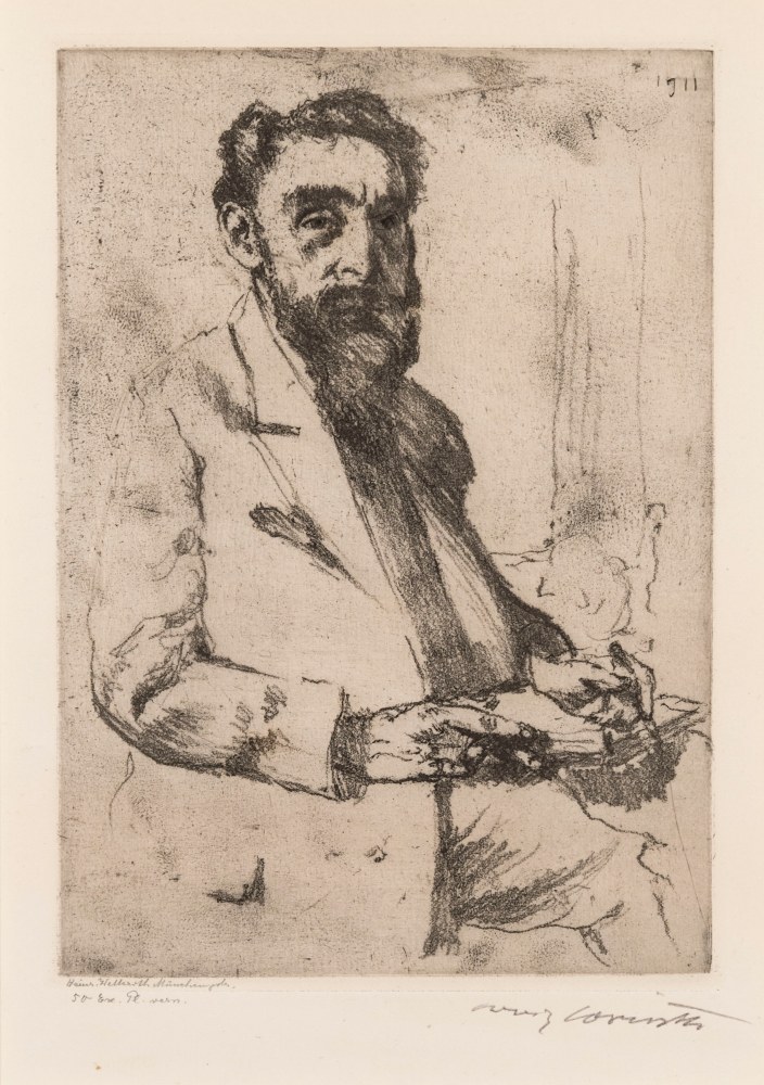 Lovis Corinth, Portrait of Hermann Struck, Etching

5.51 by 7.87 inches (14 by 20 cm)