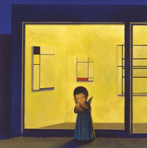 Liu Ye, Untitled (for Mondrian),1997

acrylic on canvas, 100 x 100 cm