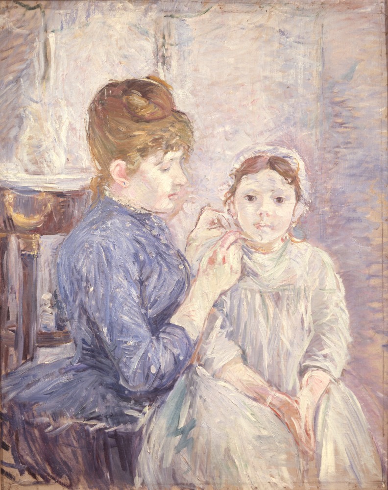 Berthe Morisot, Nourice et bebe, 1872

pastel, 18 3/4 x 24 3/4 inches (47.6 x 63 cm)