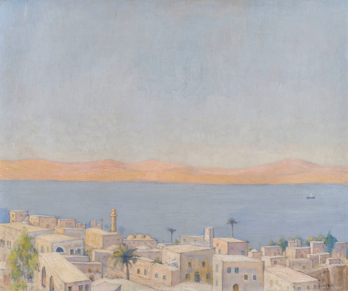 Hermann Struck, Tiberias, Oil on canvas
24.61 by 20.08 inches (62.5 by 51 cm)
&amp;nbsp;