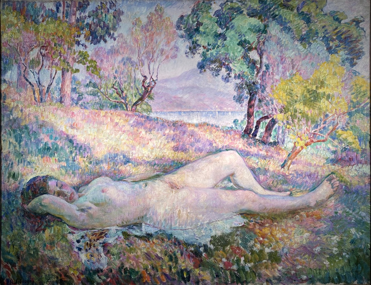 Henri Lebasque, La sieste a Saint-Tropez

1906, oil on canvas, 88.9 x 115.8 cm