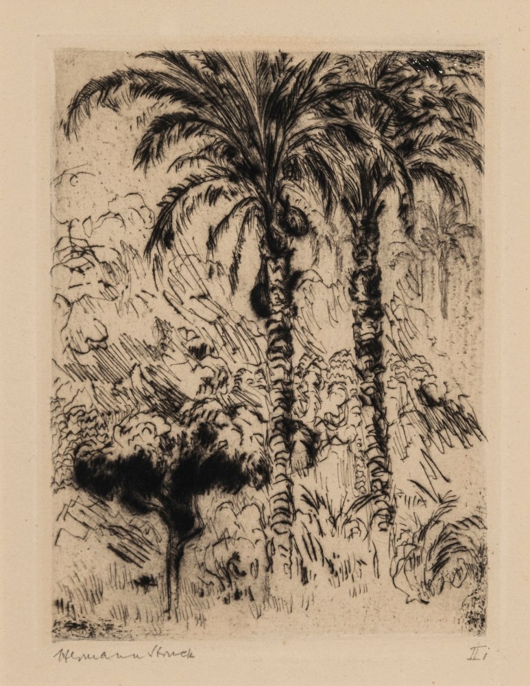 Hermann Struck, Cuba, c. 1913, Etching
4.06 by 5.43 inches (10.3 by 13.8 cm)
&amp;nbsp;