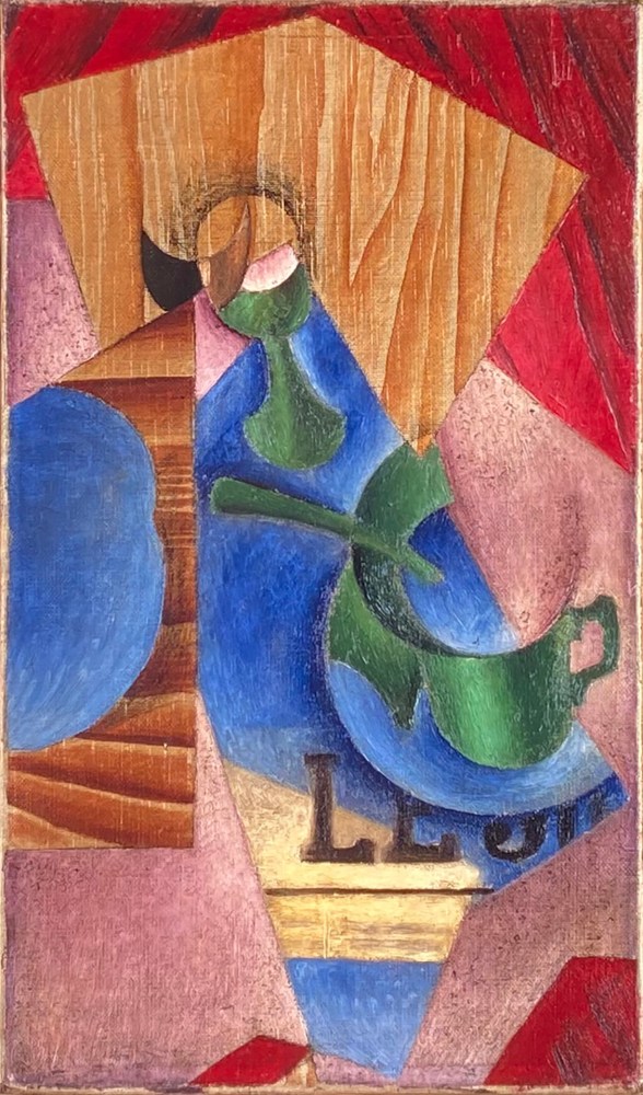 Juan Gris, Tasse et Journal, 1913

oil on canvas, 46.3 x 27.3 cm