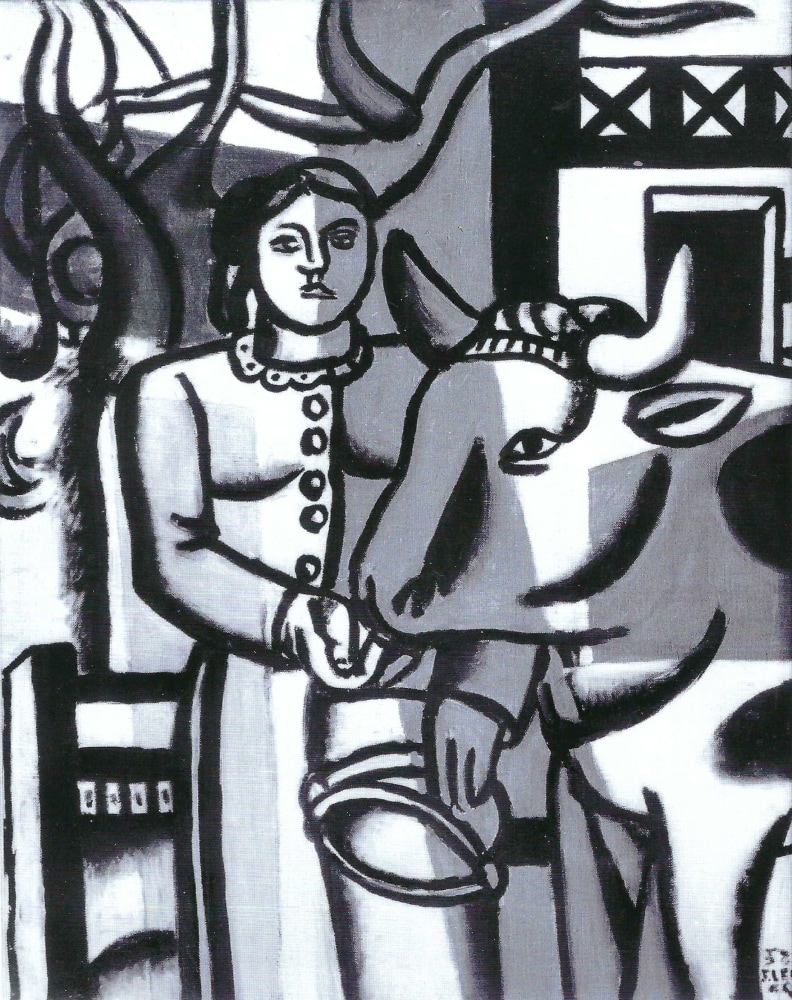 Fernand Leger, La Fermiere,1952

gouache and ink on paper, 65 x 50 cms