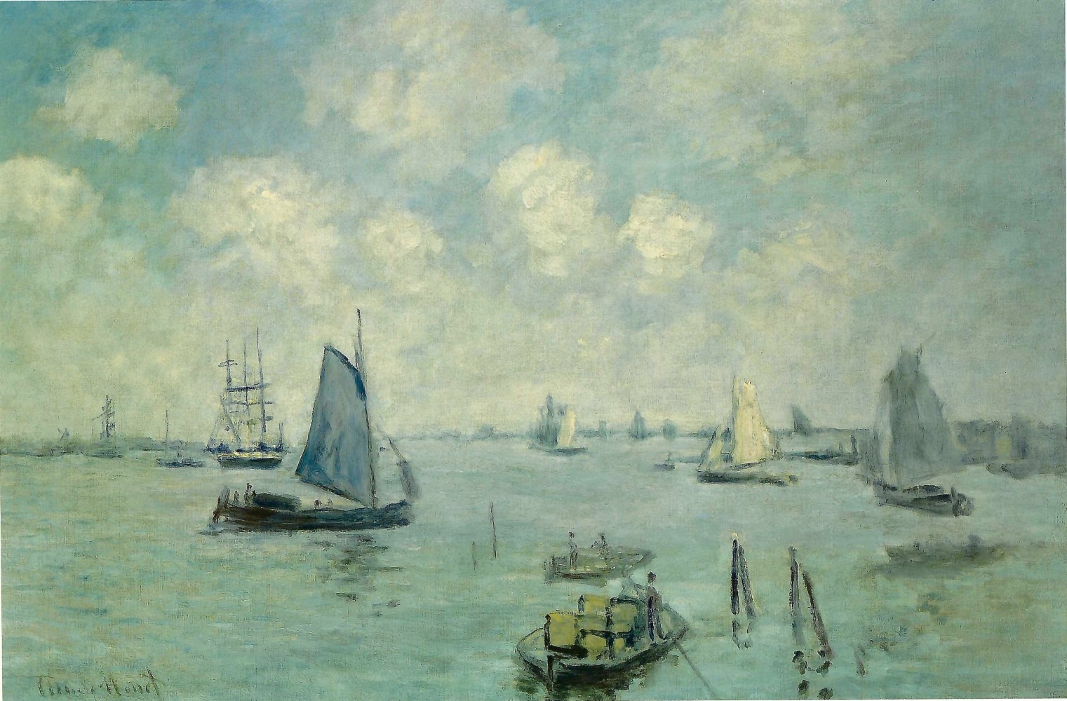 Claude Monet, Seascape, Amsterdam, c.1874

oil on canvas, 50.5 x 75.5 cm