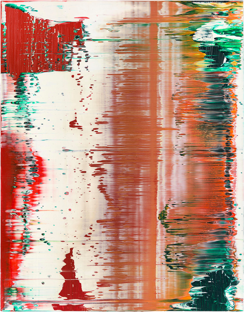 Gerhard Richter, Fuji BT154, 1996, oil on aluminum

composite panel, 37.5 x 29.2 cm