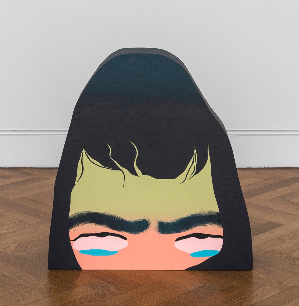 Alyssa Piro, Intimidation tactics/exit strategy, 2014

Acrylic paint, spray paint, wood, 24 x 22.5 x 5 inches