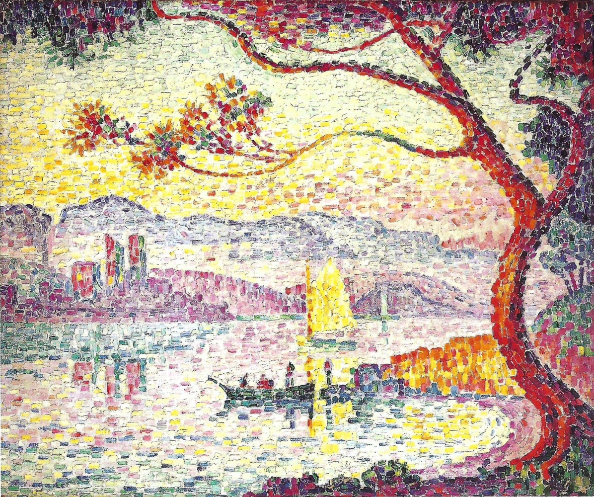 Paul Signac, Port d&amp;#39;Antibes, 1909

oil on canvas, 21 1/4 x 25 1/2 inches (54 x 64.8 cm)