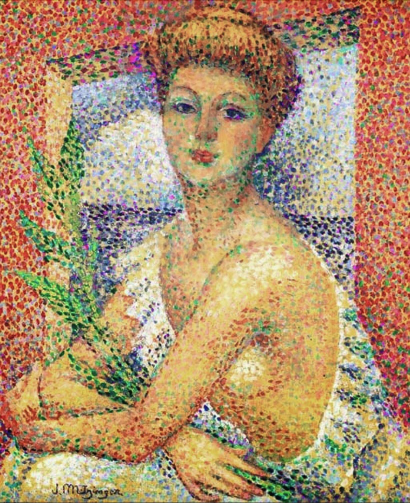 Jean Metzinger, Femme assise au bouquet de feuillage

1905, oil on canvas, 65.5 x 54 cm