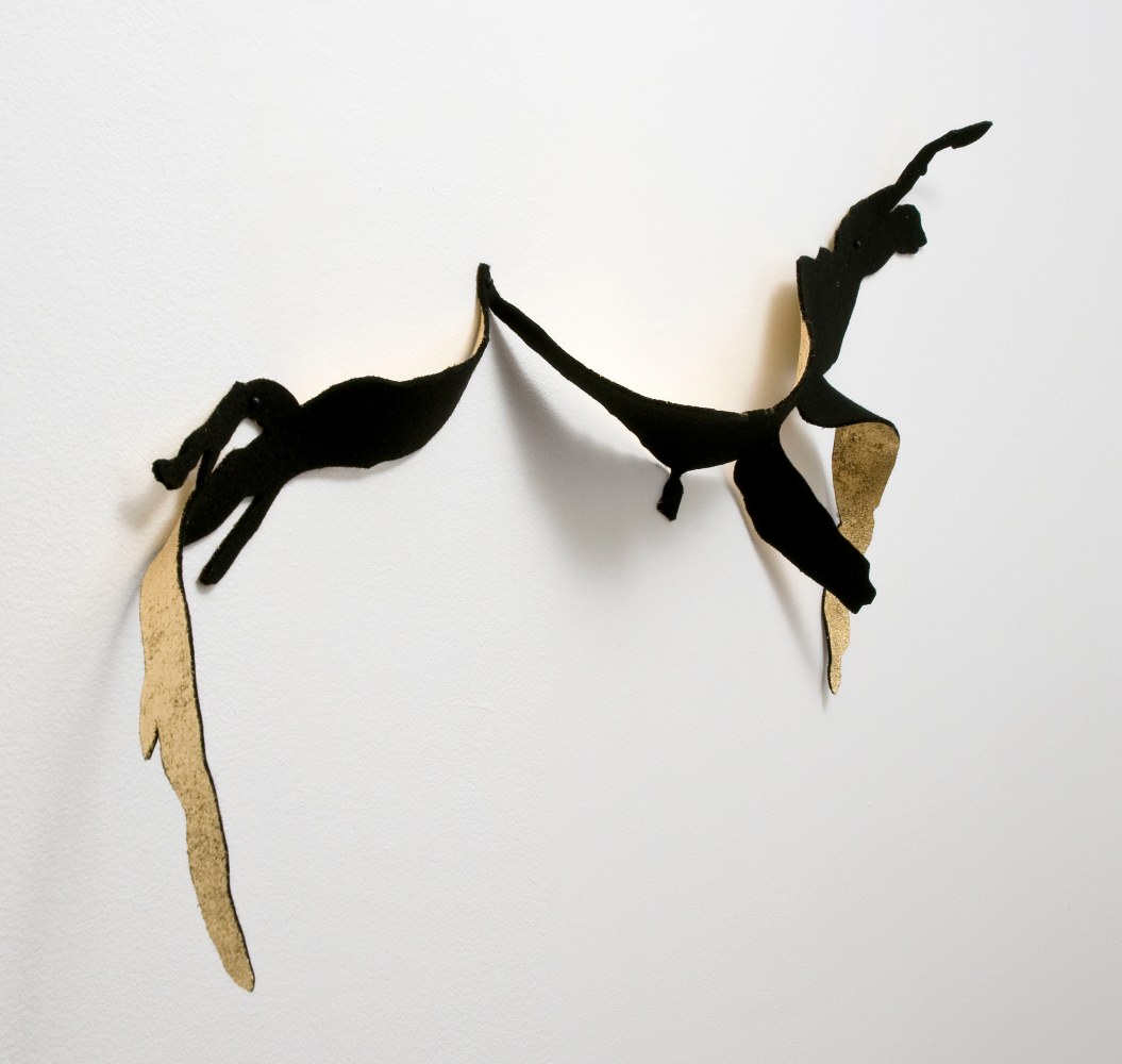 Jolynn Krystosek, Untitled, 2012

Felt and gold leaf, 43 x 17.5 x 3.25 inches