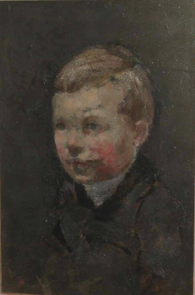 Edvard Munch

Head of a Boy, 1883&amp;nbsp;

Oil on board

15-4/5 x 10-3/5 inches (40 x 27 cm)