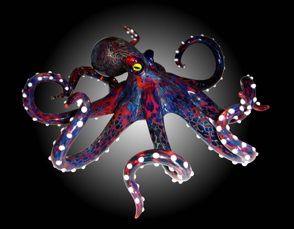 Lg Octopus
Glass
10&amp;quot; x 4&amp;quot; x 10&amp;quot;
2018
