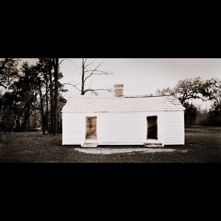 Slave Dwelling 14
Silver gelatin photograph hand-printed by placing 8x16&amp;quot; film negative directly onto the paper without an enlarger. Toned in sepia and then painted with bleach and toner mixes. Part of a project photographing slave dwellings across the US
25&amp;quot; x 17&amp;quot;
2016