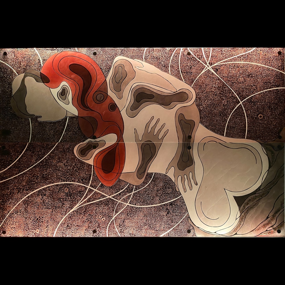 The Kiss (Leaton Commission)

72&amp;quot; x 48&amp;quot; x 2&amp;quot;