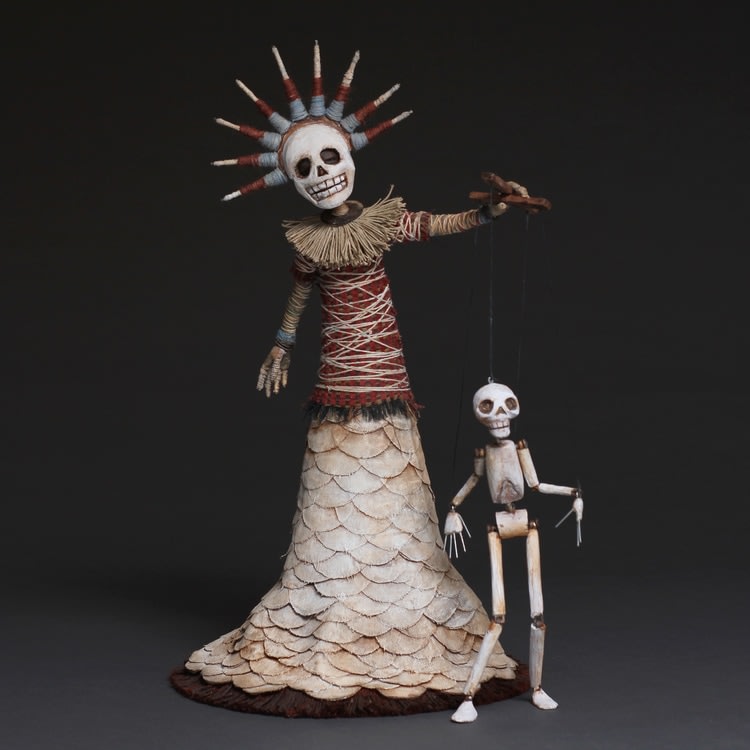 The Dead Shall Rise
Wood, wire , fabric, and clay, combined with found and repurposed materials.
18&amp;quot; x 30&amp;quot; x 20&amp;quot;
2020