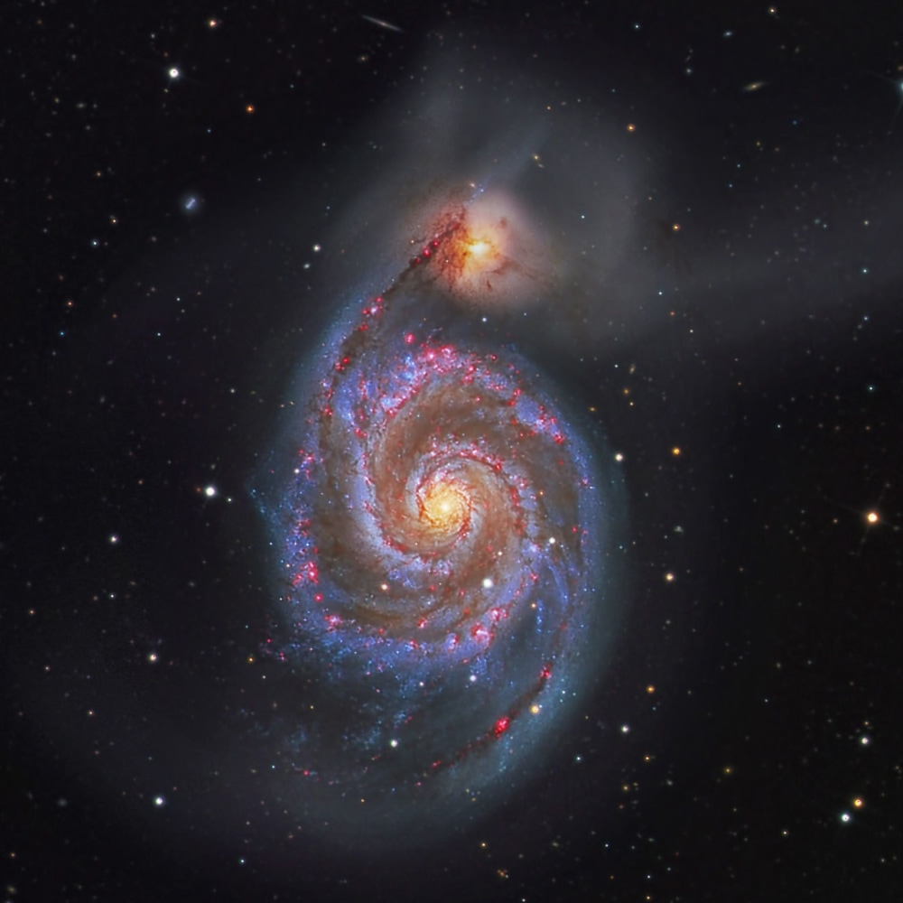 Whirlpool Galaxy&amp;nbsp;

Photography&amp;nbsp;

14&amp;quot;x11&amp;quot;x1&amp;quot;