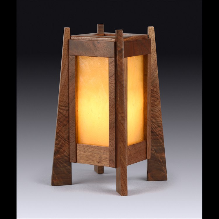 Walnut Accent Lamp
Wood and glass
5.25&amp;quot; x 9&amp;quot; x 5.25&amp;quot;
2015