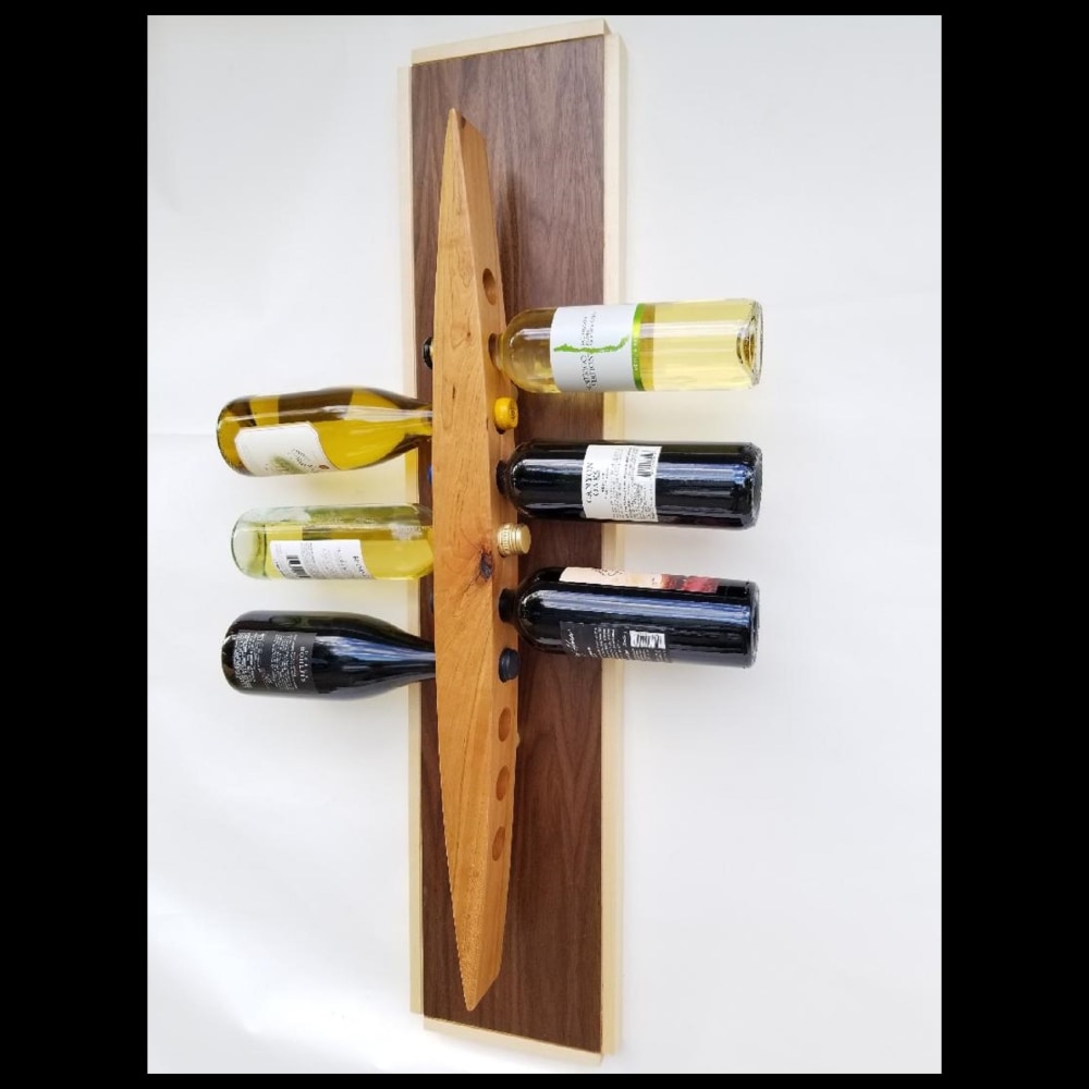 Wooden Wine Rack

9&amp;quot; x 36&amp;quot; x 6&amp;quot;