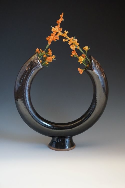 Eclipse Vase
Cone 6 stoneware
8&amp;quot; x 9&amp;quot; x 2&amp;quot;
2019