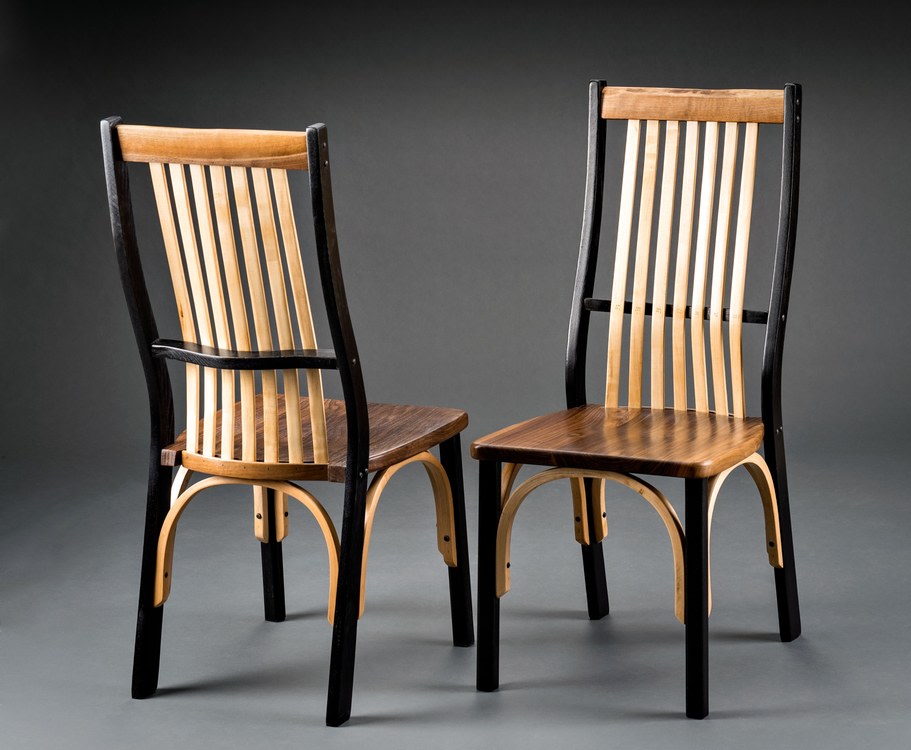 Walnut, Maple, &amp;amp; Oak Live Edge Side Chair
Walnut, Maple, and Oak
18&amp;quot; x 42&amp;quot; x 18&amp;quot;
2018