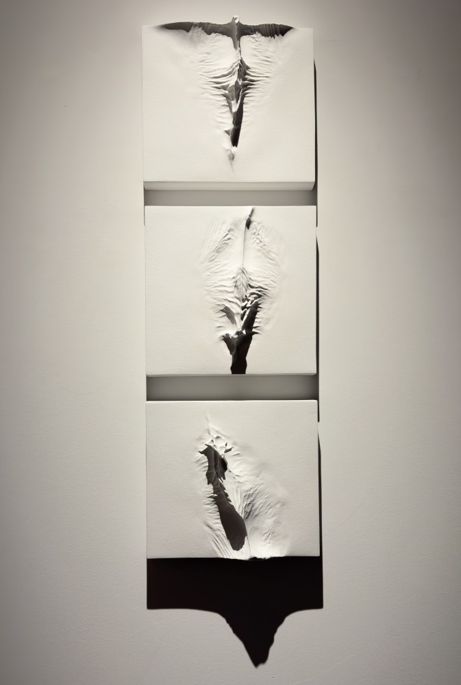 Traces&amp;nbsp;| 2023
Fiberglass and acrylic
40&amp;Prime; x 13.25&amp;Prime; x 3&amp;Prime; (In 3 parts)
TG 5006
Edition of 3