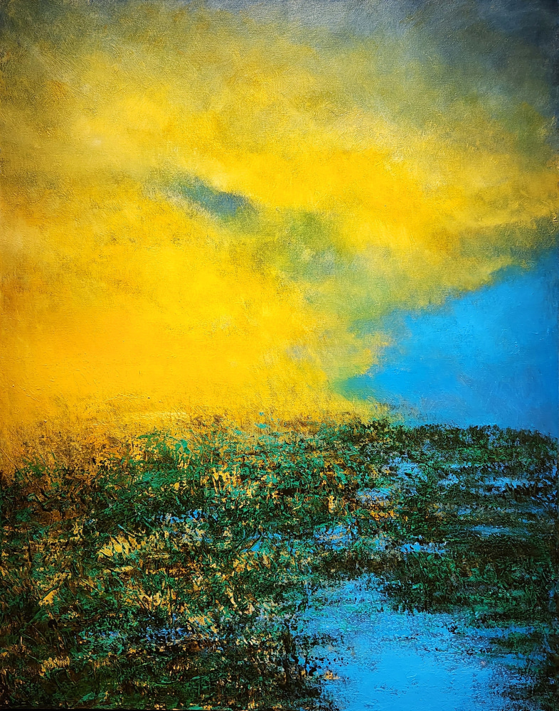 Untitled |&amp;nbsp;2022
Oil on canvas | 48&amp;quot; x 36&amp;quot;
TG 4836