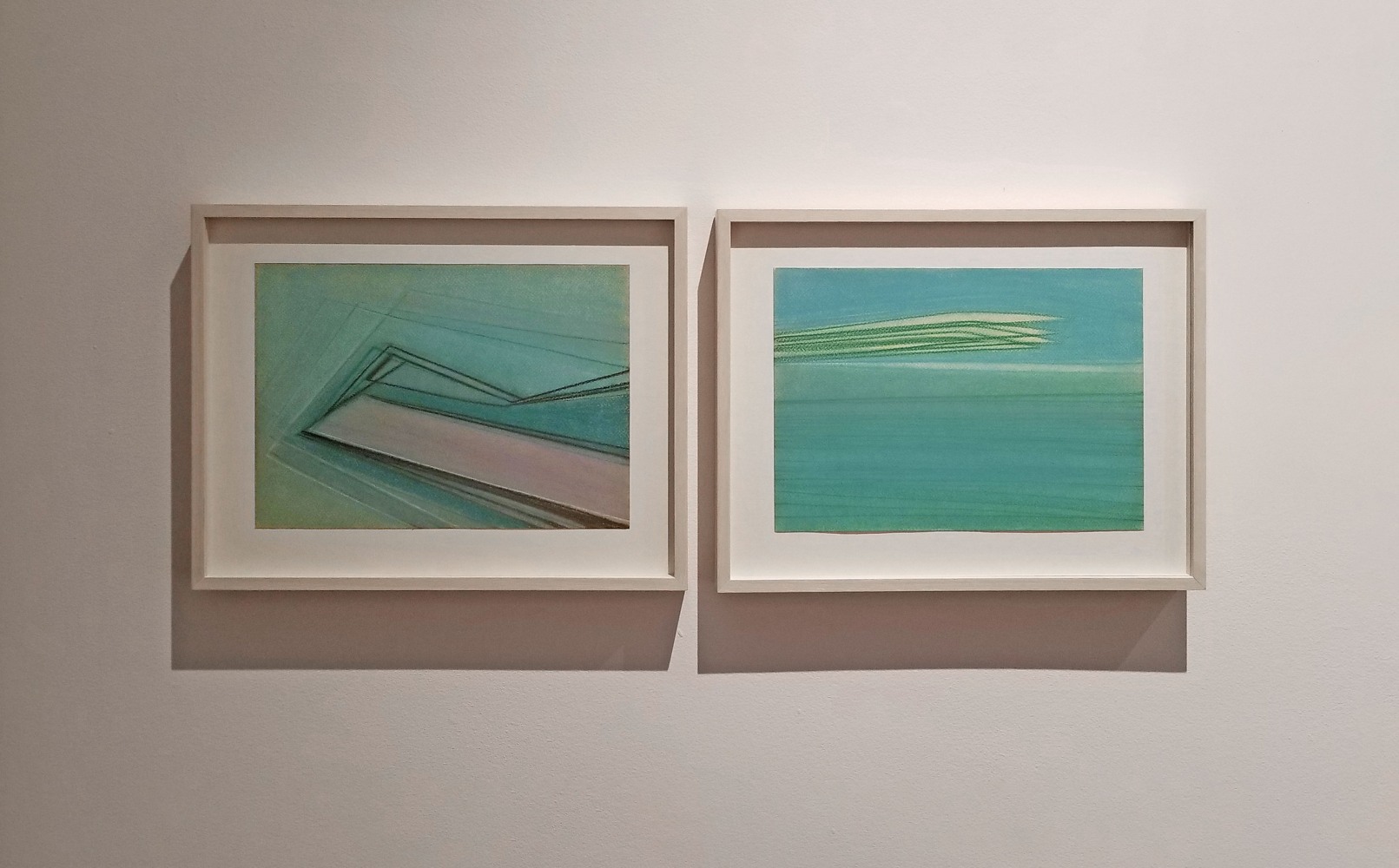 Sheila Makhijani
Where are you off to? |&amp;nbsp;2020
Dry pastel on paper
In 2 parts, each
Image 8.25&amp;quot; x 11.75&amp;quot; | Framed 12 x 15.5&amp;quot;
TG# 4308