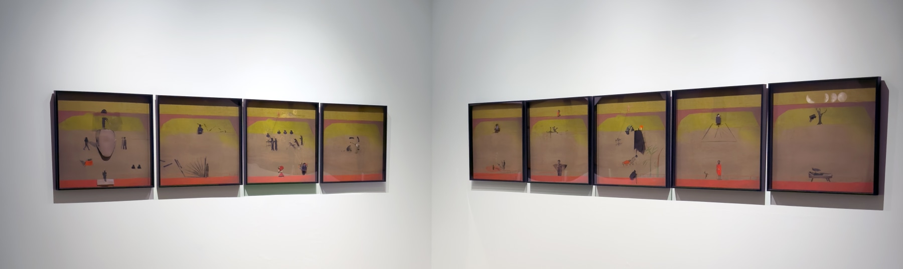 New Places I - IX | 2022-2023
Watercolor, gouache, graphite, dry pastel, collage, pigmented ink, archival paper
23.5&amp;rdquo; x 23.25&amp;rdquo; | Framed: 24.5&amp;rdquo; x 24.25&amp;rdquo; &amp;nbsp;
TG 4889