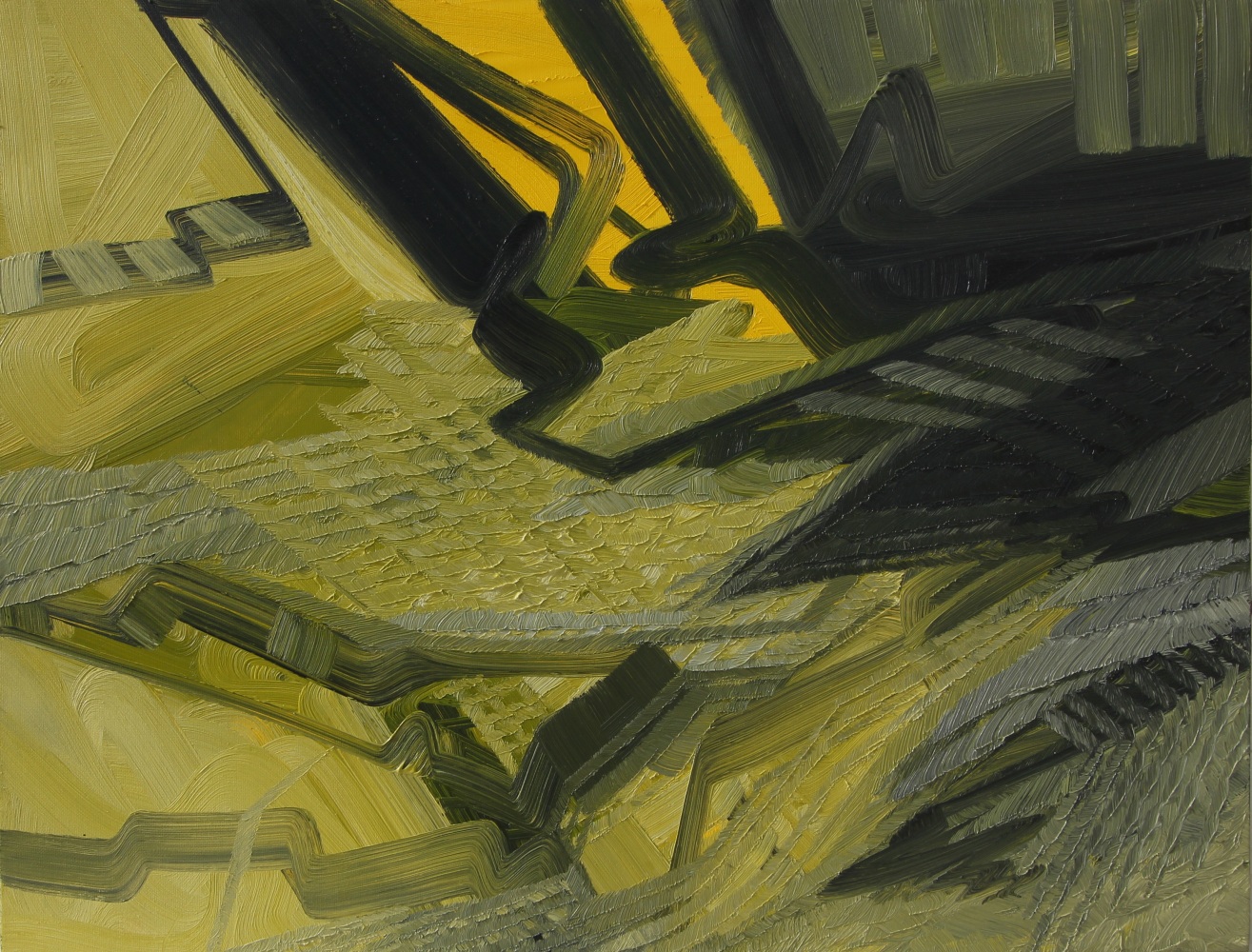 Outsource&amp;nbsp;| 2022
Oil on canvas |&amp;nbsp;16&amp;quot; x 21&amp;quot;
TG 4783