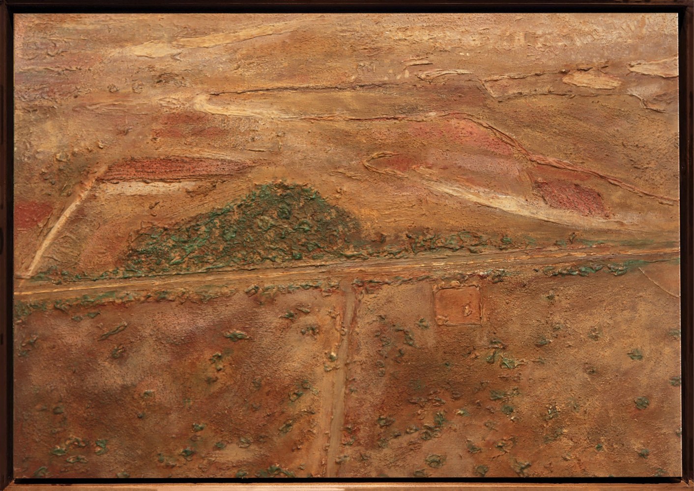 Alwar Balasubramaniam
Untitled,&amp;nbsp;2020-22
Earth on canvas
28&amp;Prime; x 28&amp;Prime;
TG# 4769