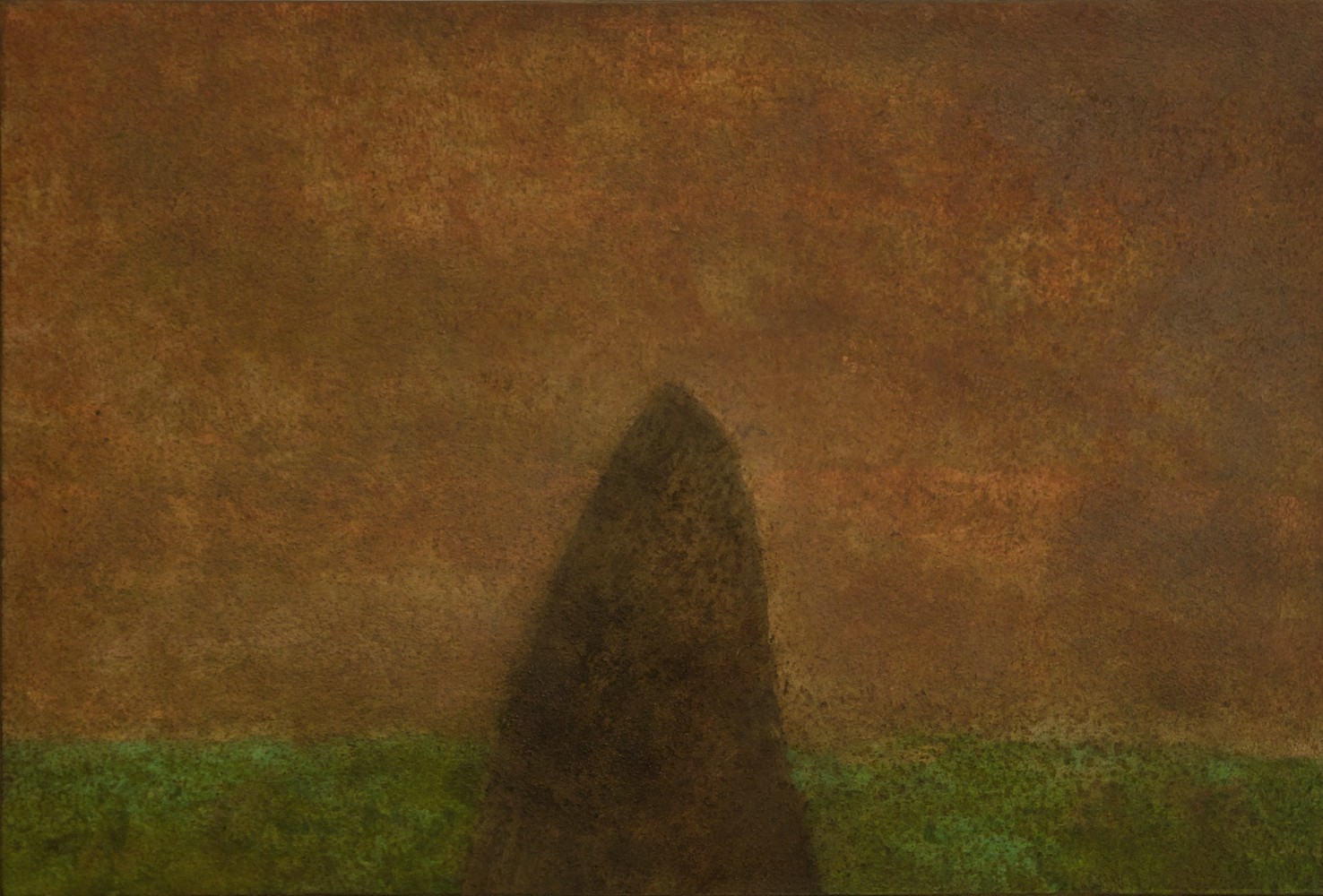 Yet to reach&amp;nbsp;| 2022
Acrylic, iron, pigments on board
14&amp;quot; x 21&amp;quot; x 2&amp;quot;
TG 4289