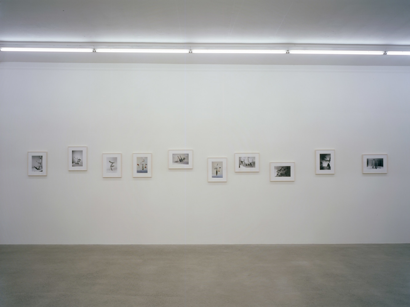 Installation view of Peter Fischli David Weiss photography exhibition