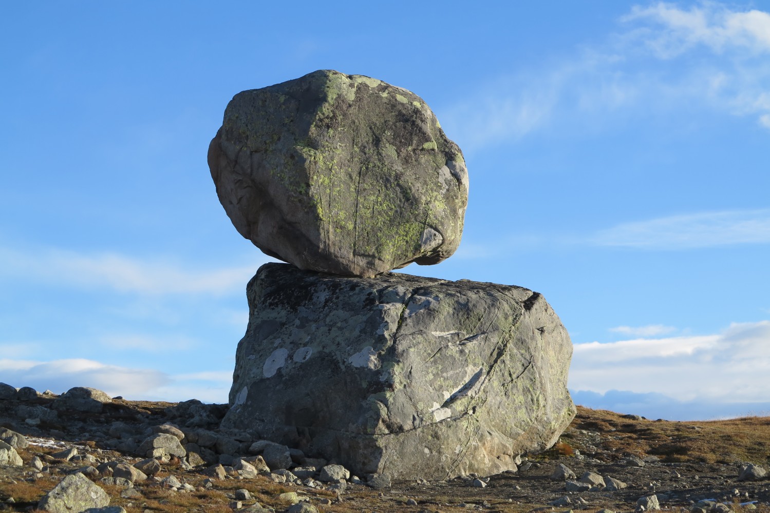Installation view of sculpture by Peter Fischli and David Weiss