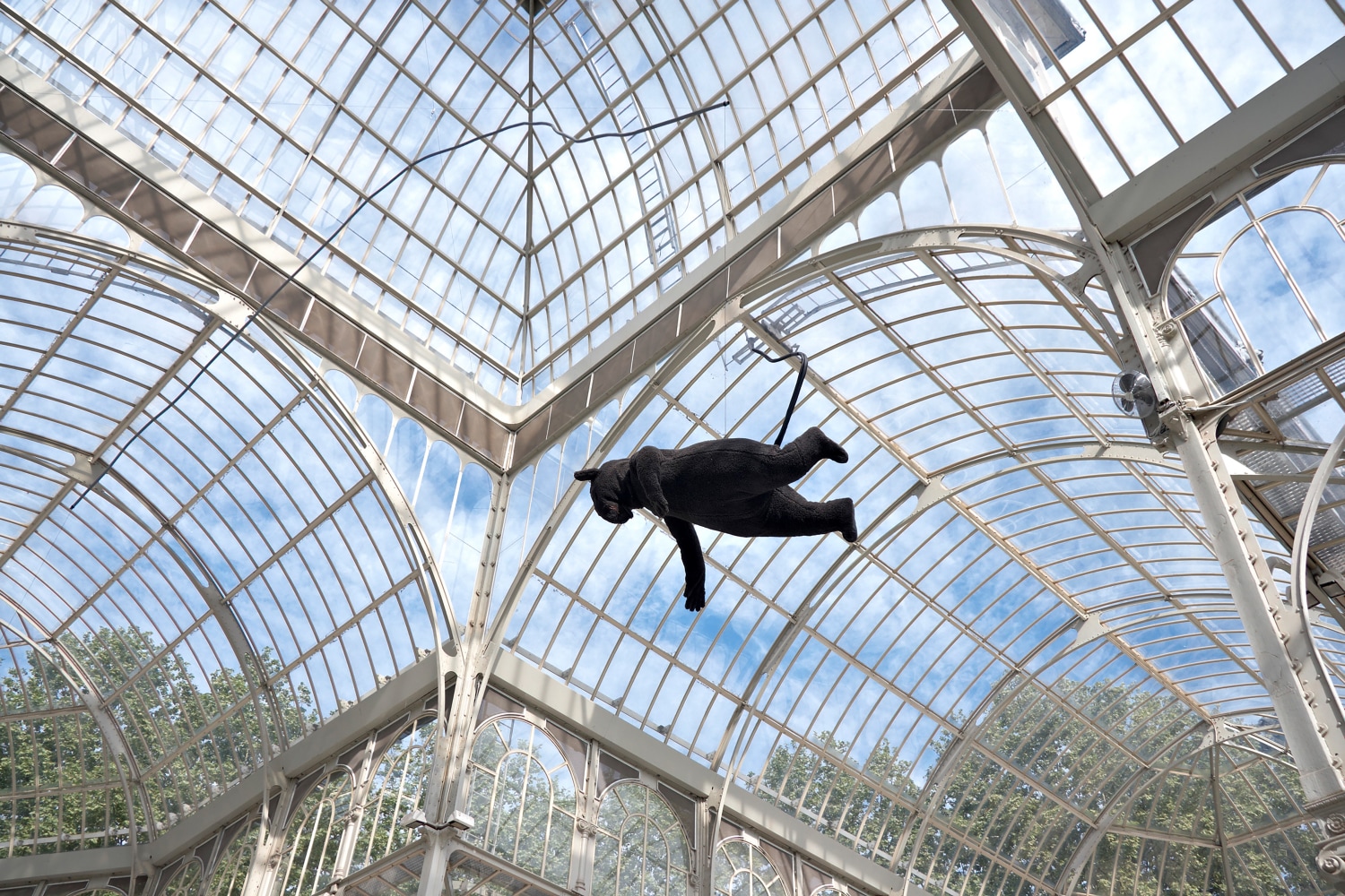 Installation view of sculptures by Peter Fischli and David Weiss