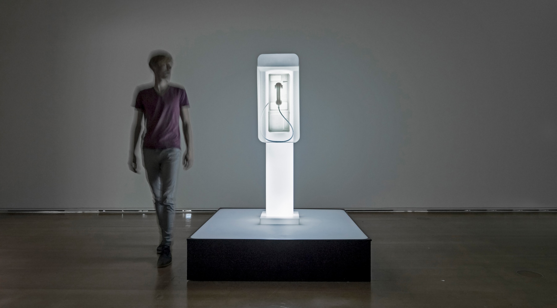 Installation view of Works by Doug Aitken