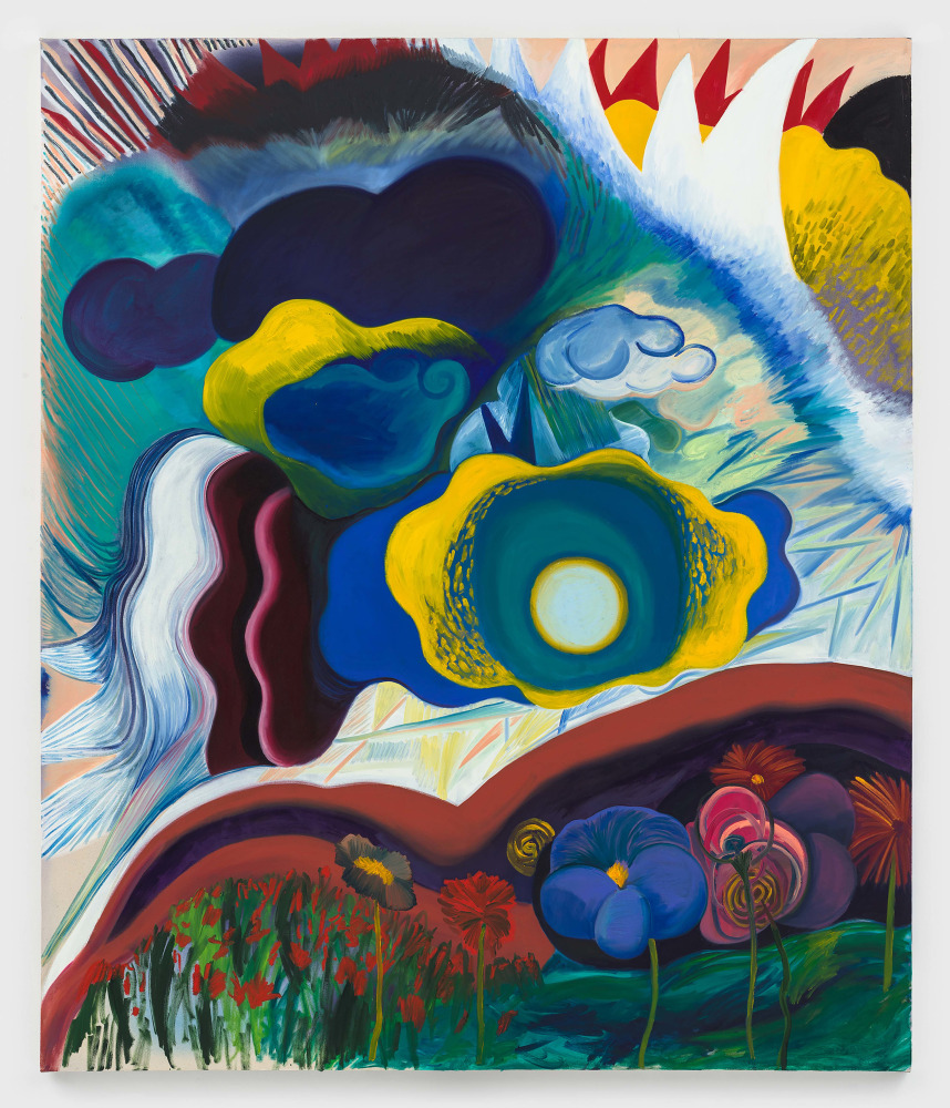 STEMS FROM THE CENTER
2021
Oil and acrylic on canvas
198 x 167.5 cm / 78 x 66 inches
HUGHE47804